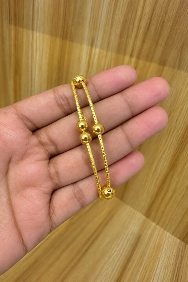 92.5 silver gold plated adjustable kada