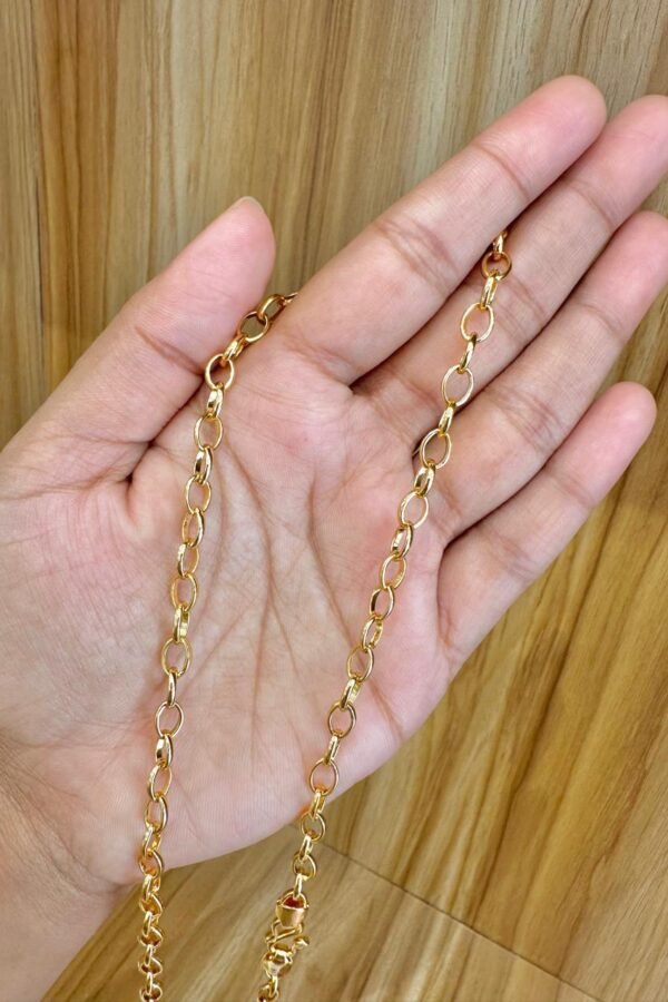 92.5 silver gold plated chain