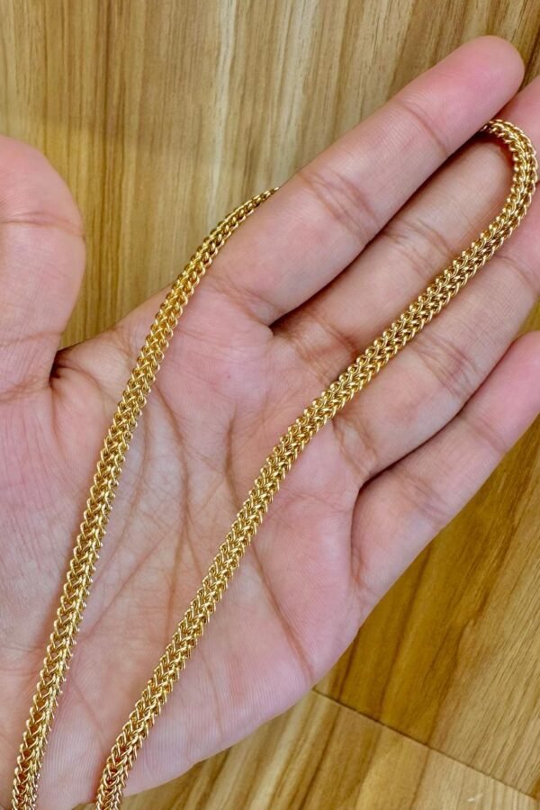 92.5 Silver gold plated chain