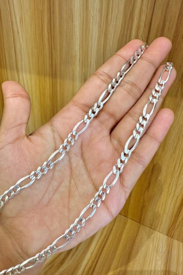 92.5 silver Figaro chain