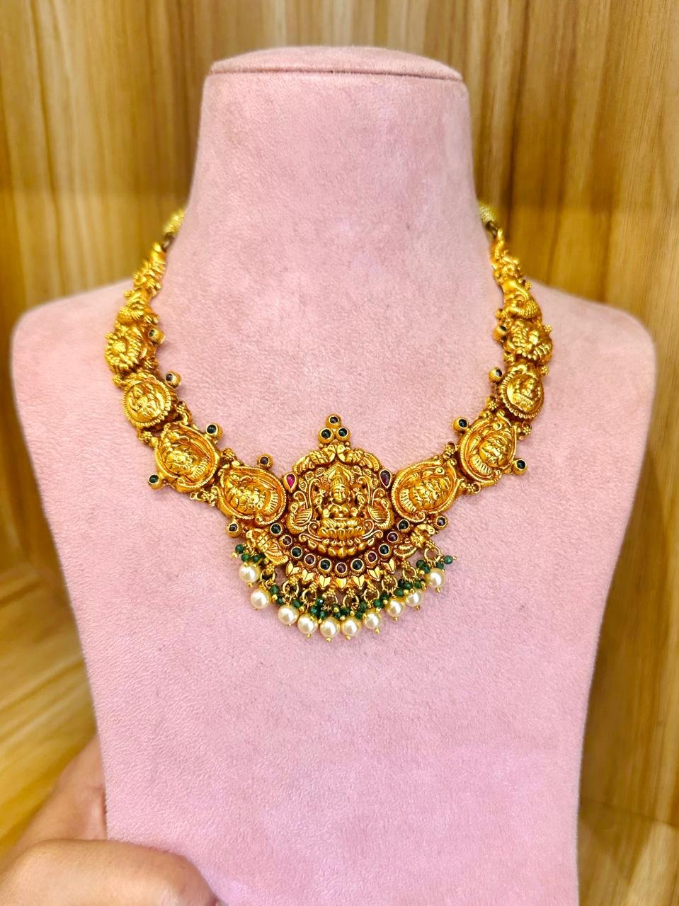 92.5 silver gold plated nagas necklace