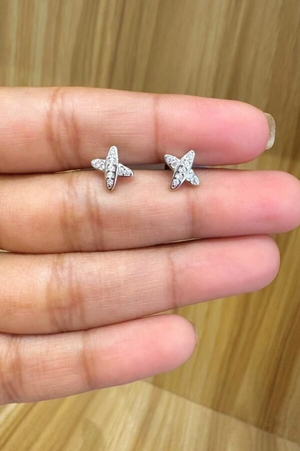 92.5 Silver Butterfly Spark Studs - South screw